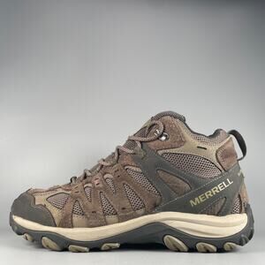Merrell Accentor 3 Mid Men's 9.5 Brown Suede Outdoor Hiking Boots Shoes Casual